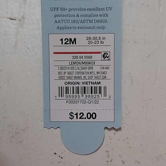 Cat & Jack 12M Cross Back Purple 2-Piece Bikini: Fun & Stylish For Your Baby - Picture 9 of 9